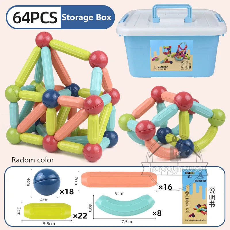 STEM Magnetic Building Toys – Educational Construction Set for Children