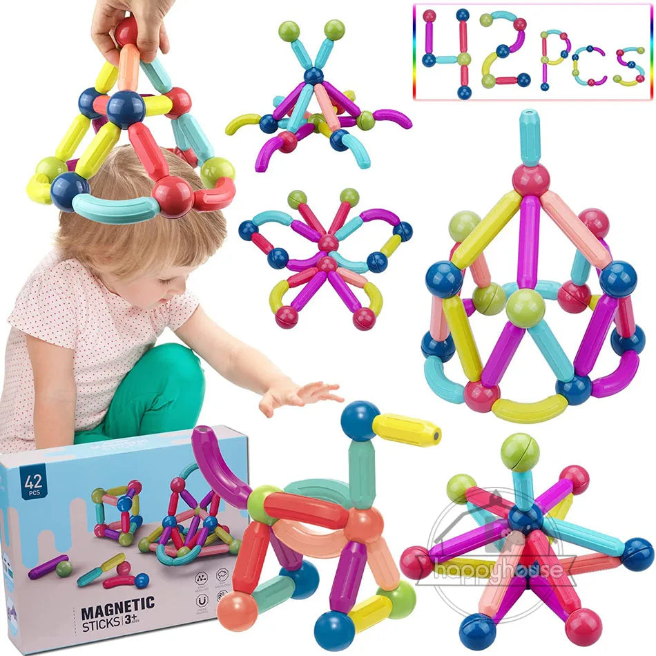 STEM Magnetic Building Toys – Educational Construction Set for Children