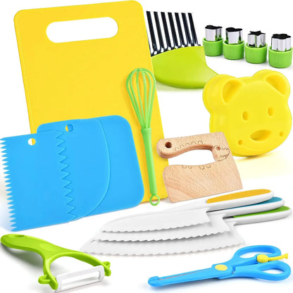 Montessori Kids Cooking Set – Safe For Ages 2–8