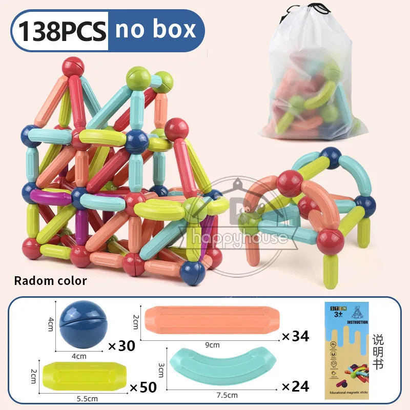 STEM Magnetic Building Toys – Educational Construction Set for Children