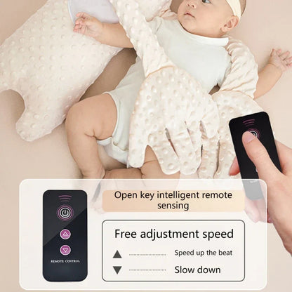 Newborn Sleep Comfort Pillow – Pacifying Sleep Aid with Remote