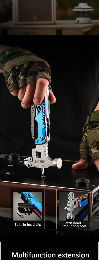 All-in-One Emergency Tool – Hammer, Pliers, Wrench & More in One