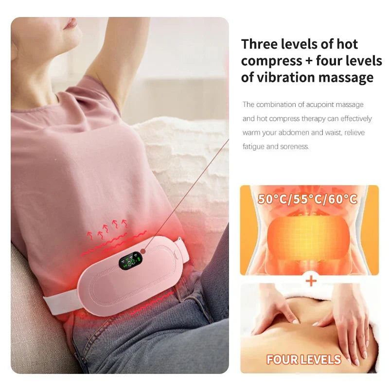Warm Palace Belt – Heated Abdominal Massager for Cramp Relief