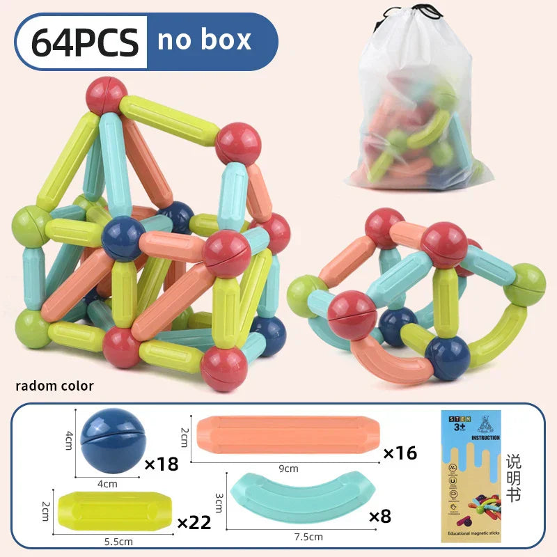 STEM Magnetic Building Toys – Educational Construction Set for Children